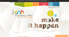 Desktop Screenshot of coachingnahora.com